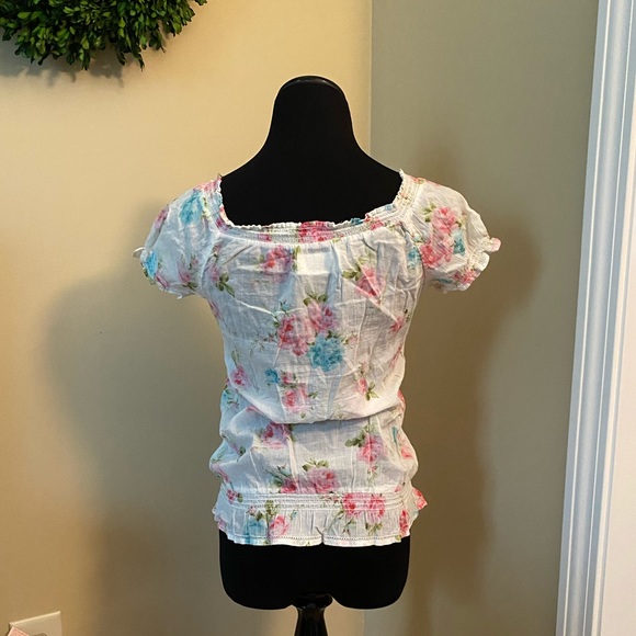 abercrombie kids flowered blouse - Picture 3 of 5